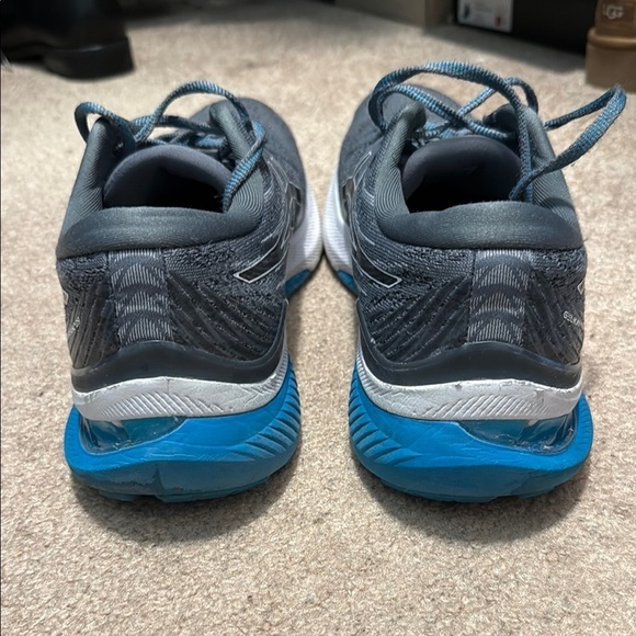 Asics Gel Kayano 29 Charcoal and Teal Athletic Sneakers size 10.5 - Picture 4 of 8